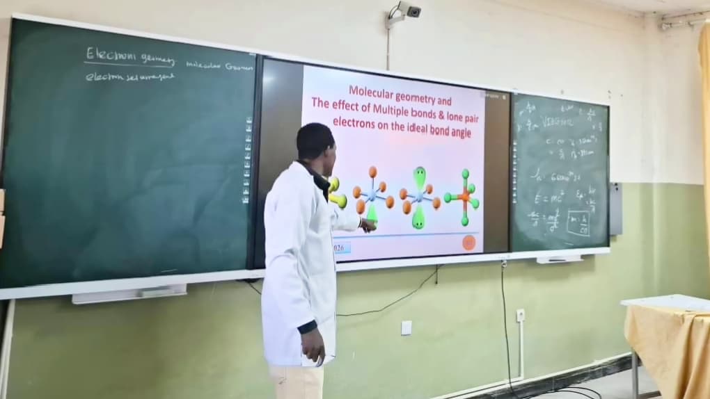 Students in a classroom lesson