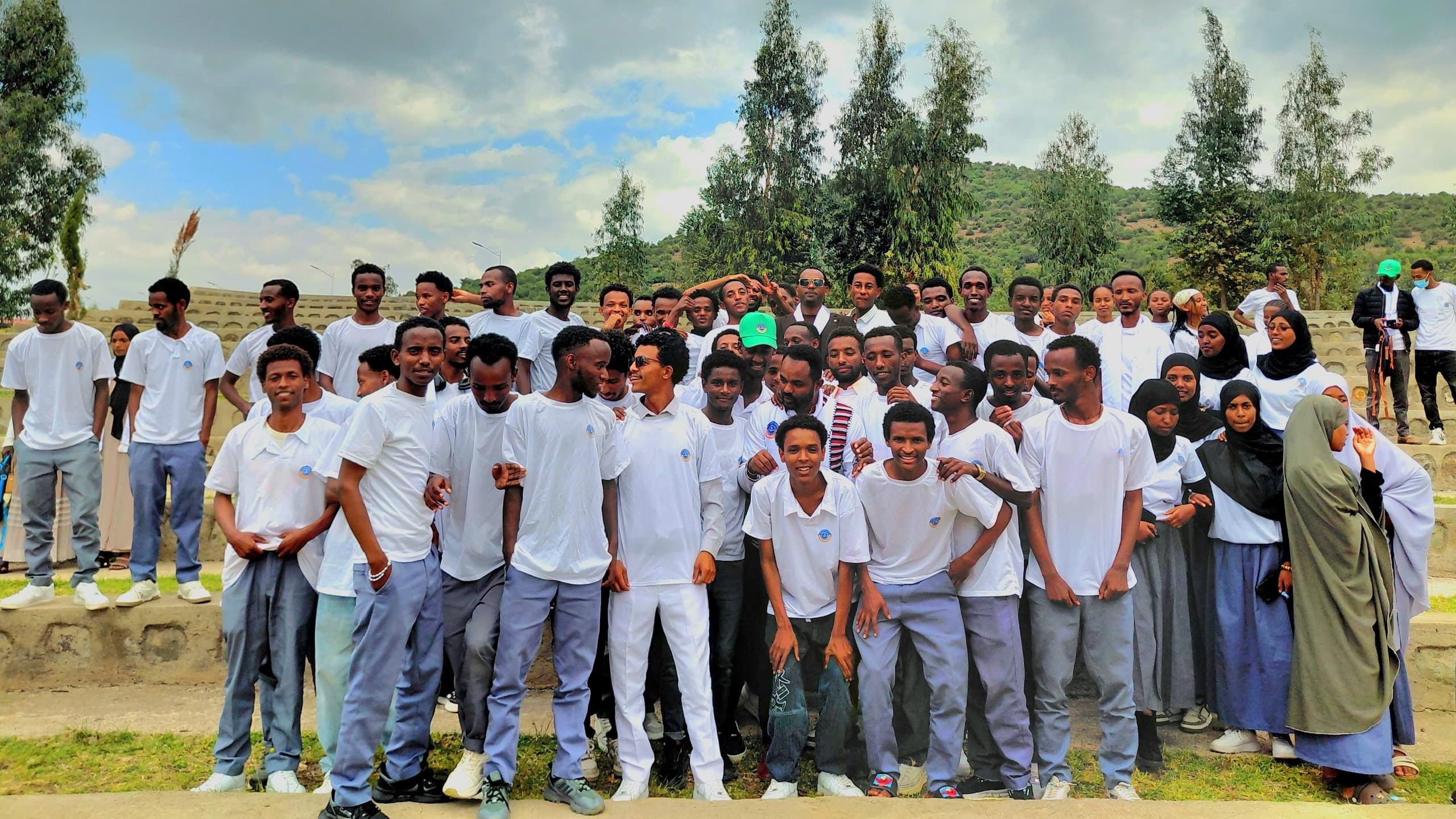 Students enjoying free time